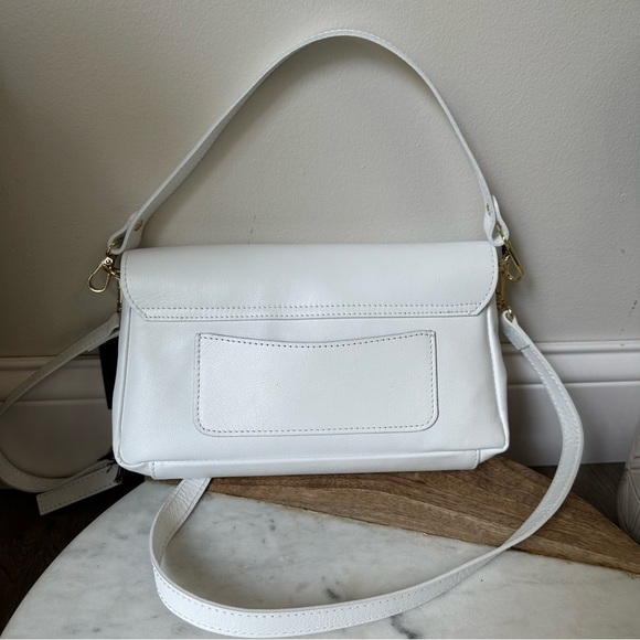 NWT Original HOUSE OF HARLOW
1960 Snake 100% Leather Shoulder
Bag Gold White - Picture 3 of 13